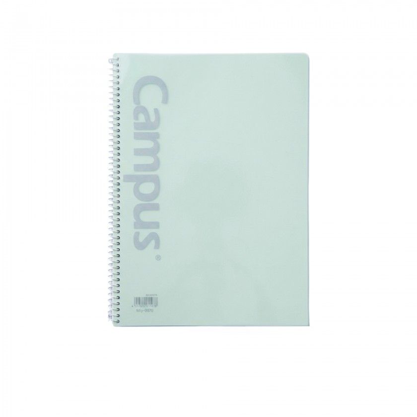 Caderno Espiral Capa Plástica A4 80 Folhas Pastel Pautado 90g Caderno Espiral Capa Plástica A4 80 Folhas Pastel Pautado 90g