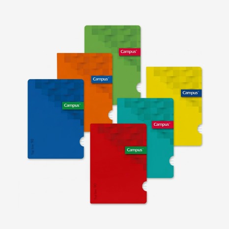 Caderno Agrafado Capa Plástica A5 48 Folhas Pautado 90g - Image product