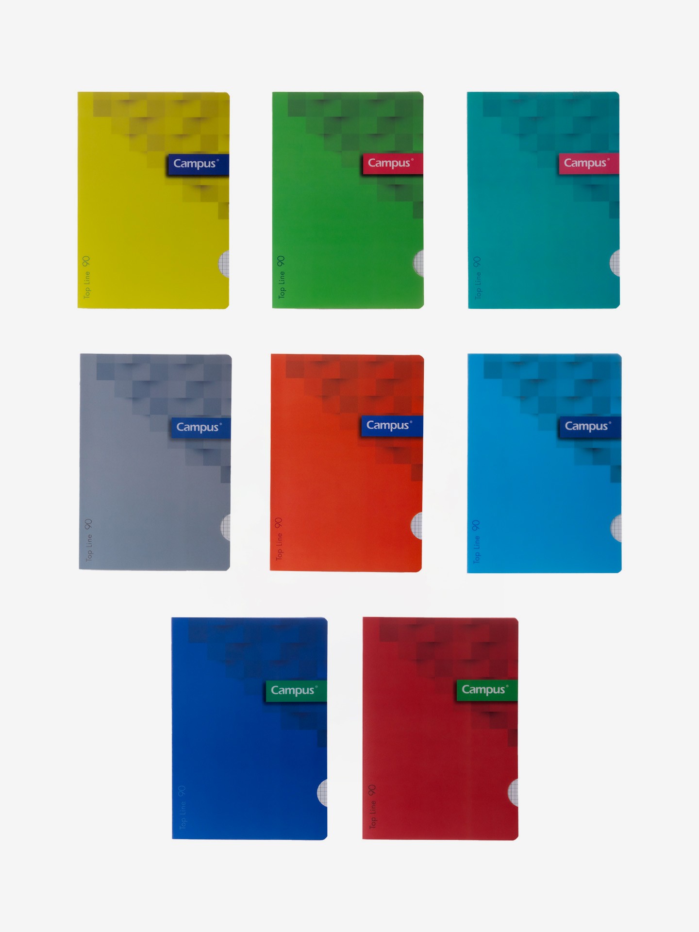 Caderno Agrafado Capa Plástica A4 48 Folhas Pautado 90g