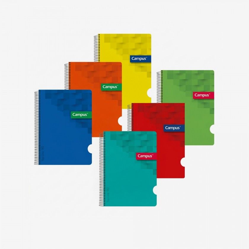 Caderno Espiral Capa Plástica A4 80 Folhas Pautado 90g Caderno Espiral Capa Plástica A4 80 Folhas Pautado 90g