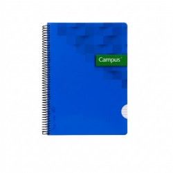 Caderno Espiral Capa Pl�stica A4 80 Folhas Pautado 90g