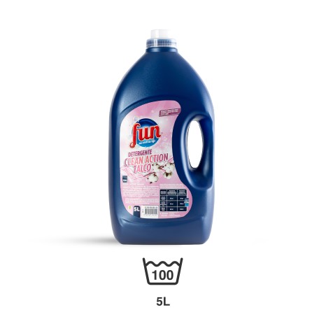 Detergente Roupa Fun Clean Action Talco 5l - Image product