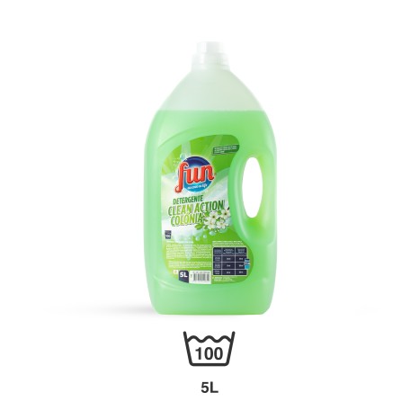 Detergente Roupa Fun Clean Action Colônia 5l - Image product