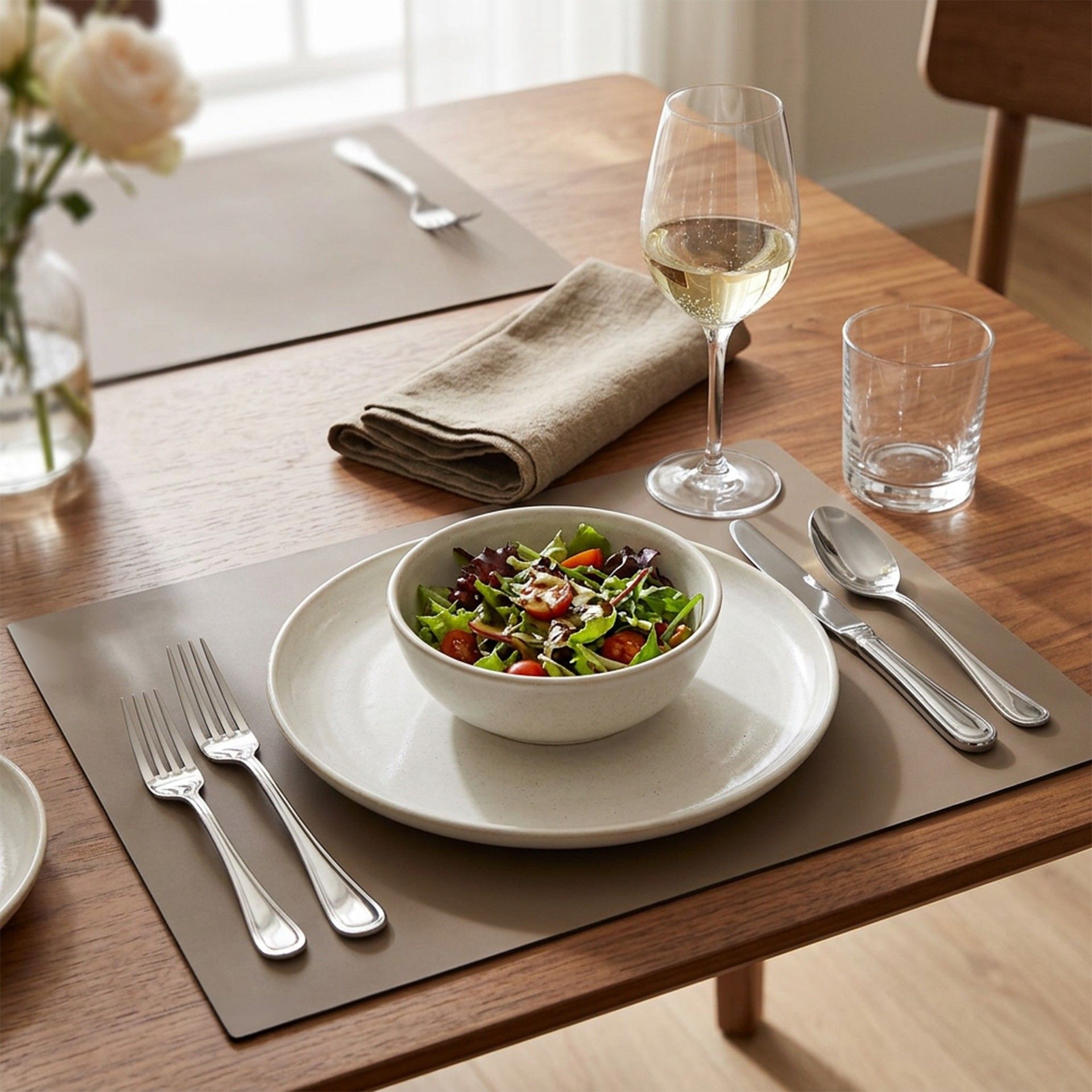 Marcador Mesa Premium Taupe