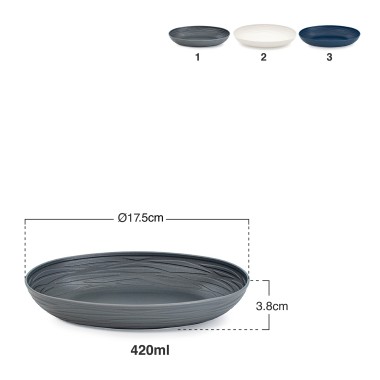 Travessa Plástico Oval Nido 420ml