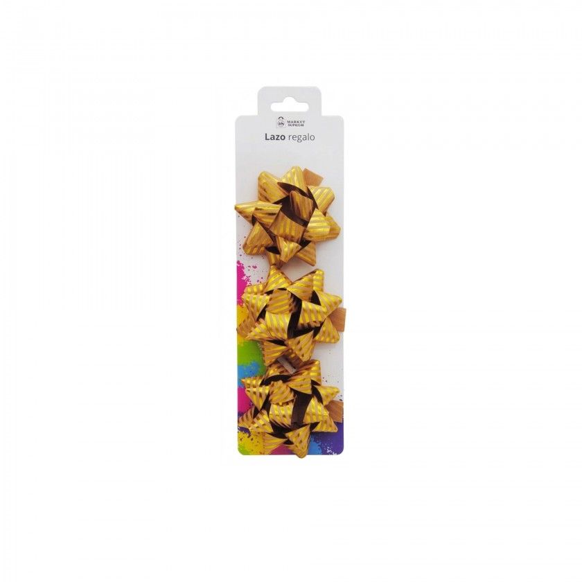 Laço De Presente Kraft 6cm Pack 3 Laço De Presente Kraft 6cm Pack 3