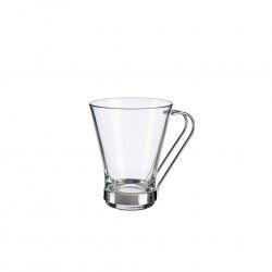 Ch�vena Vidro Asa Metal 200ml Pack 6