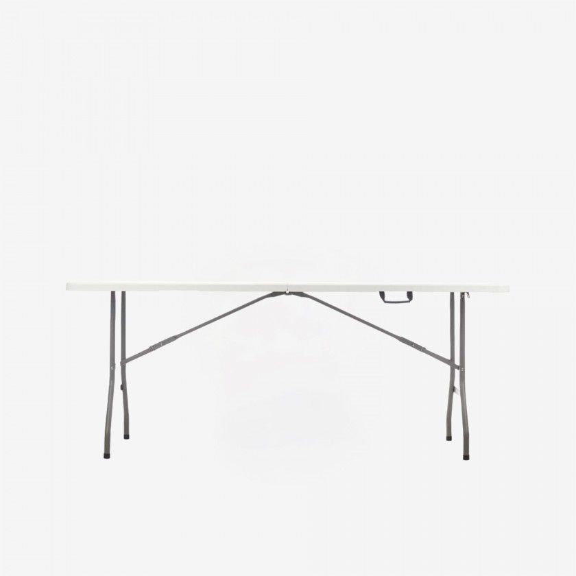 Mesa Dobrável Resina 180cm Mesa Dobrável Resina 180cm