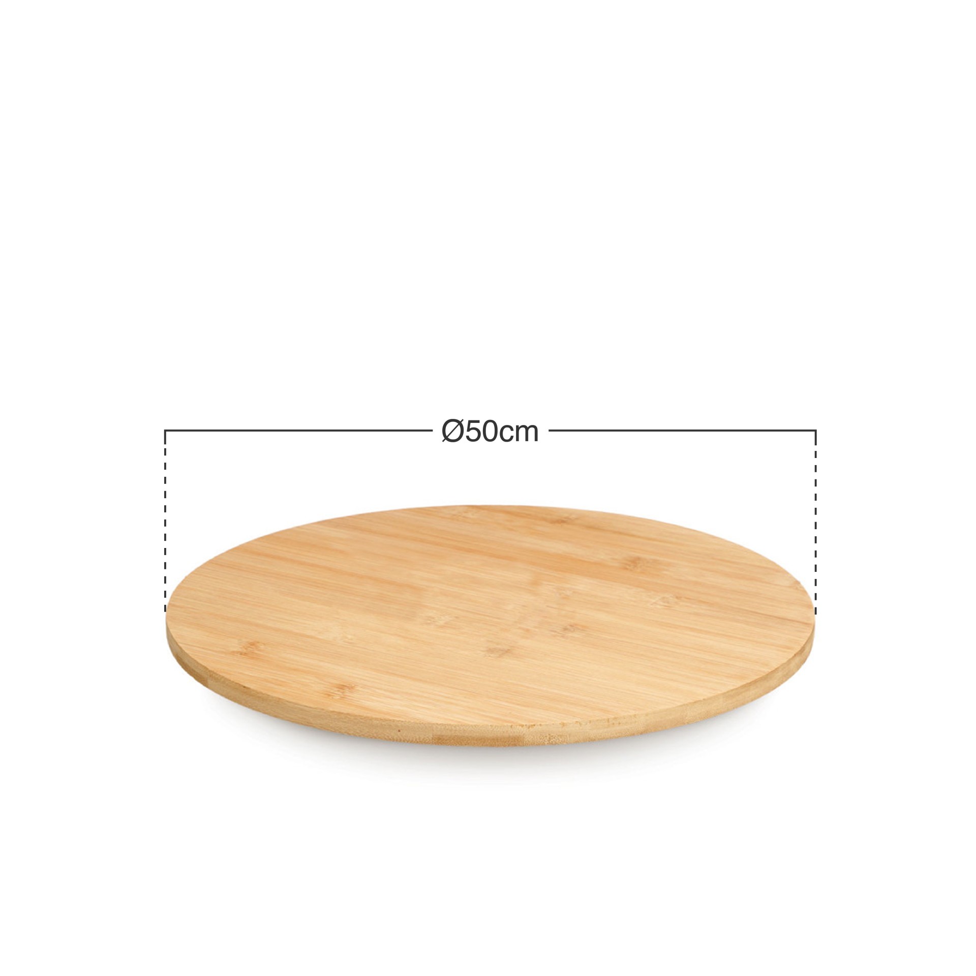 Mesa Giratória Bambu Ø50cm