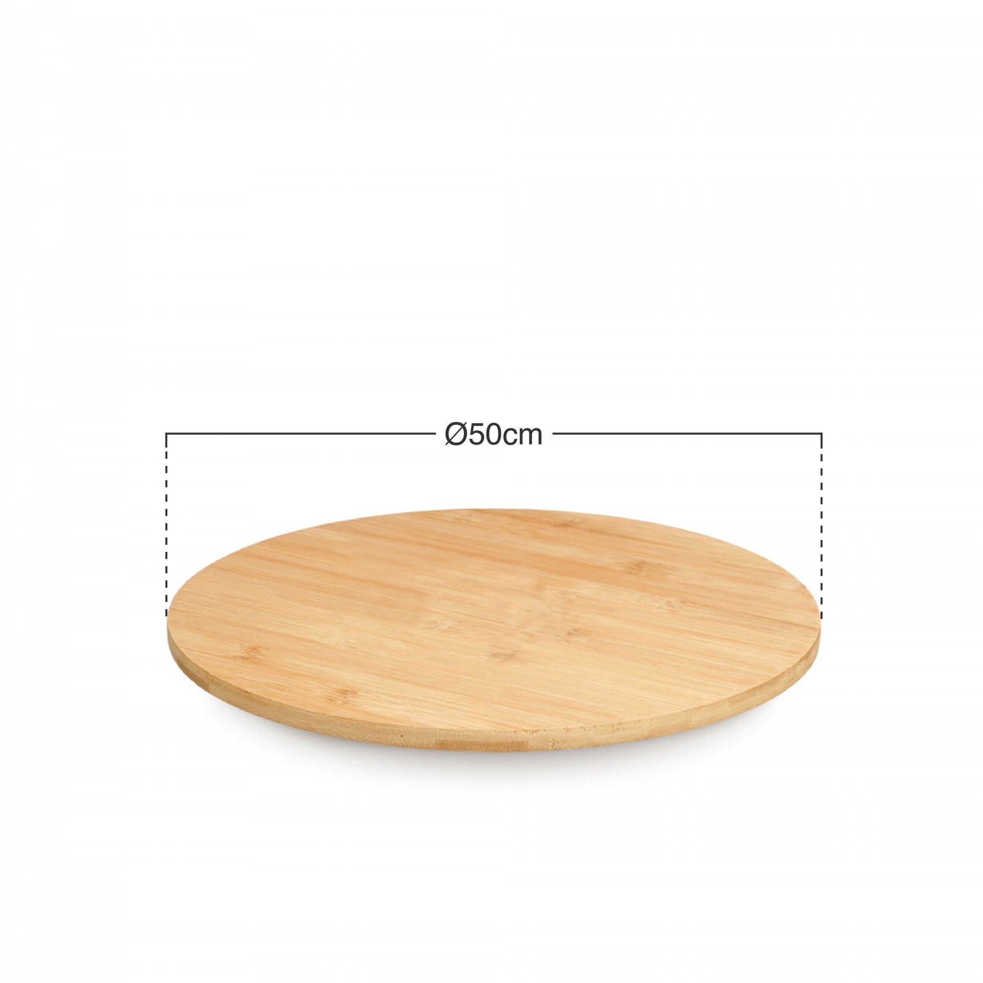 Mesa Giratória Bambu Ø50cm