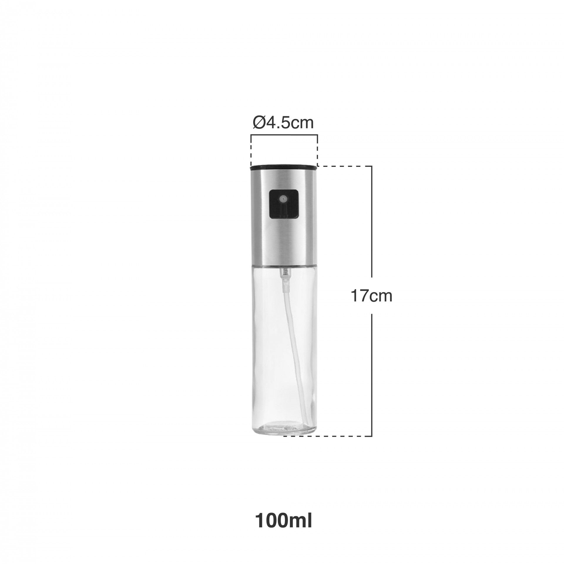 Pulverizador Óleo Vidro 100 ml