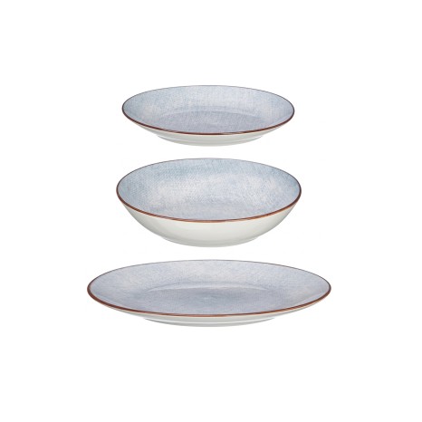 Servi�o Porcelana Vessia Cinza 12 Pe�as - Image product