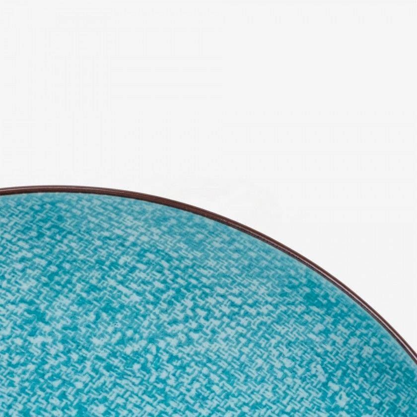 Serviço Porcelana Vessia Azul 12 Peças Serviço Porcelana Vessia Azul 12 Peças