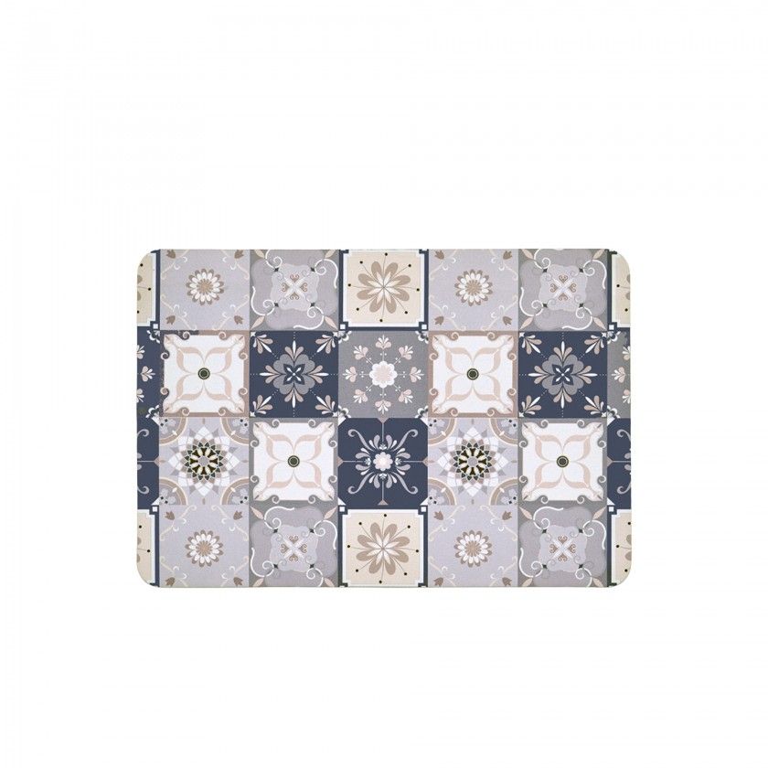 Tapete Porta Cozinha Azulejo 40X60cm Tapete Porta Cozinha Azulejo 40X60cm