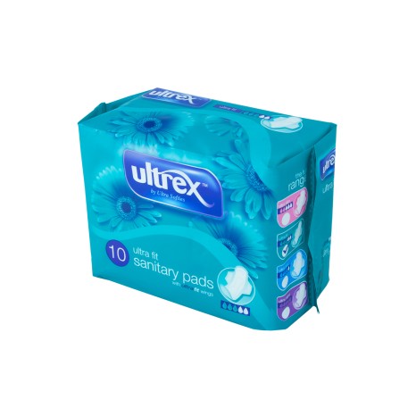 Pensos Higiênicos Ultrex Ultra Fit Pack 10 - Image product