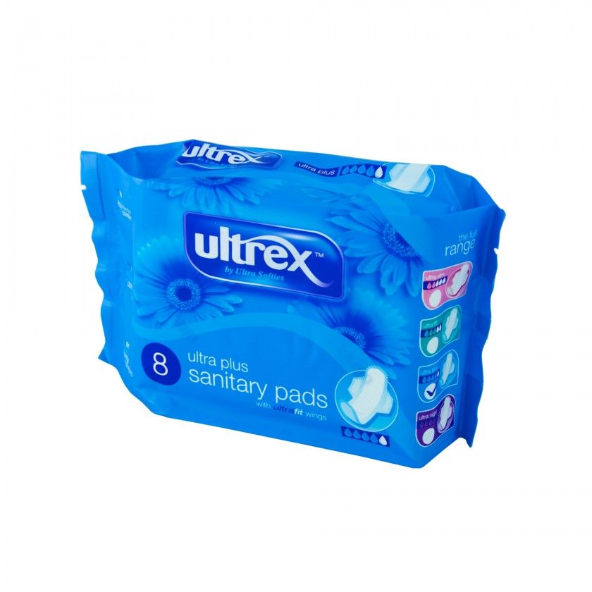 Pensos Higiênicos Ultrex Ultra Plus Pack 8 Pensos Higiênicos Ultrex Ultra Plus Pack 8