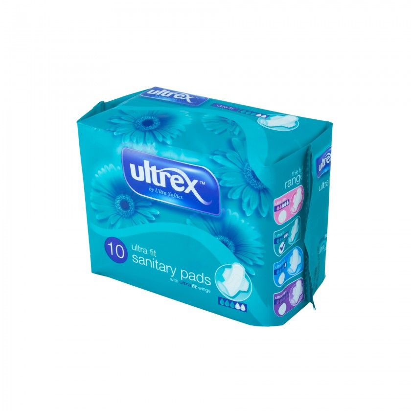 Pensos Higiênicos Ultrex Ultra Fit Pack 10 Pensos Higiênicos Ultrex Ultra Fit Pack 10