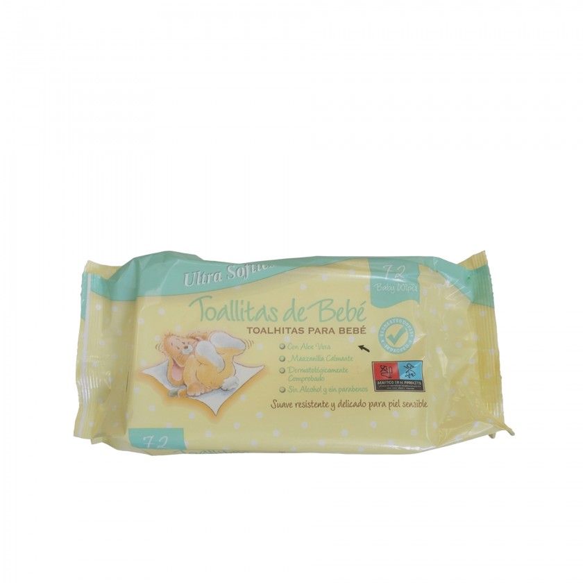 Toalhitas Bébe Uktrasofties Pack 72 Toalhitas Bébe Uktrasofties Pack 72
