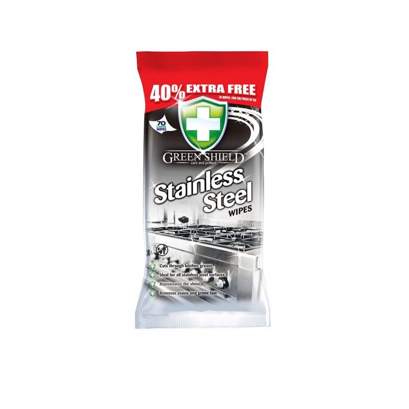 Toalhitas Inox Greenshield Pack 70 Toalhitas Inox Greenshield Pack 70