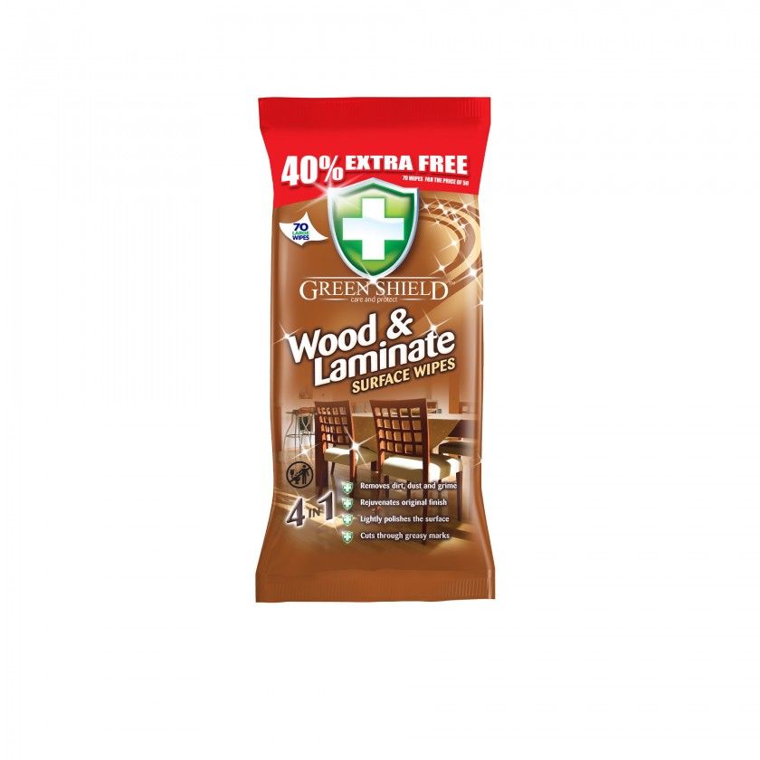 Toalhitas Wood / Laminados Greenshield Pack 70 Toalhitas Wood / Laminados Greenshield Pack 70