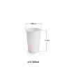 Copo Plástico Branco 300ml Pack 15 Copo Plástico Branco 300ml Pack 15