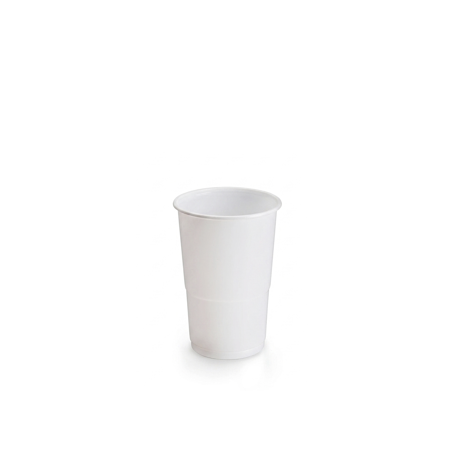 Copo Plástico Branco 300ml Pack 15