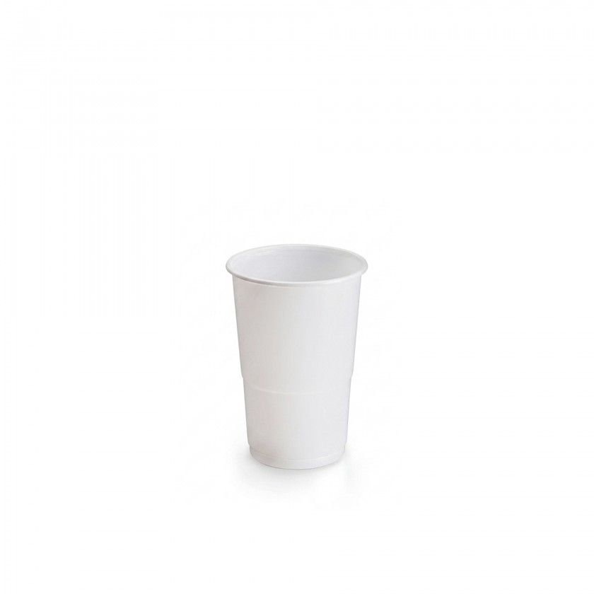 Copo Plástico Branco 300ml Pack 15 Copo Plástico Branco 300ml Pack 15