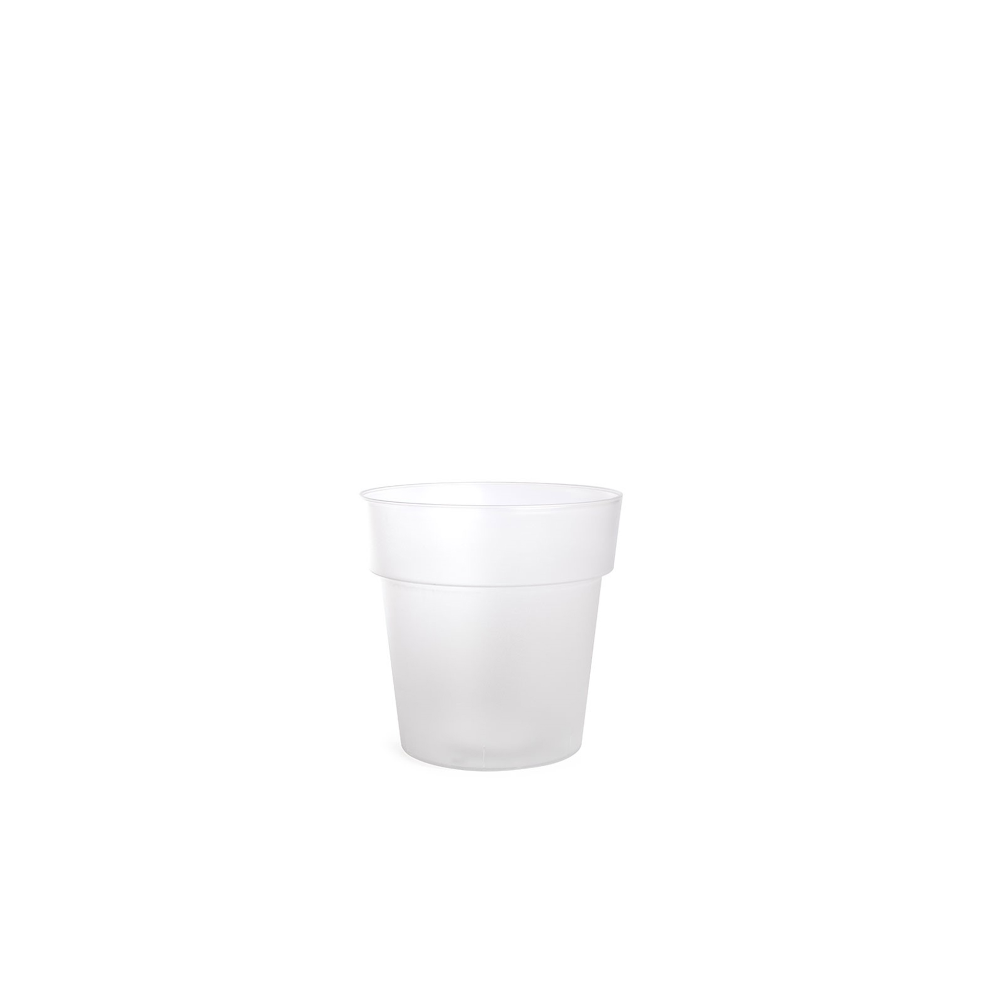Vaso Plástico Luxe 890Ml Ø12.1X12cm