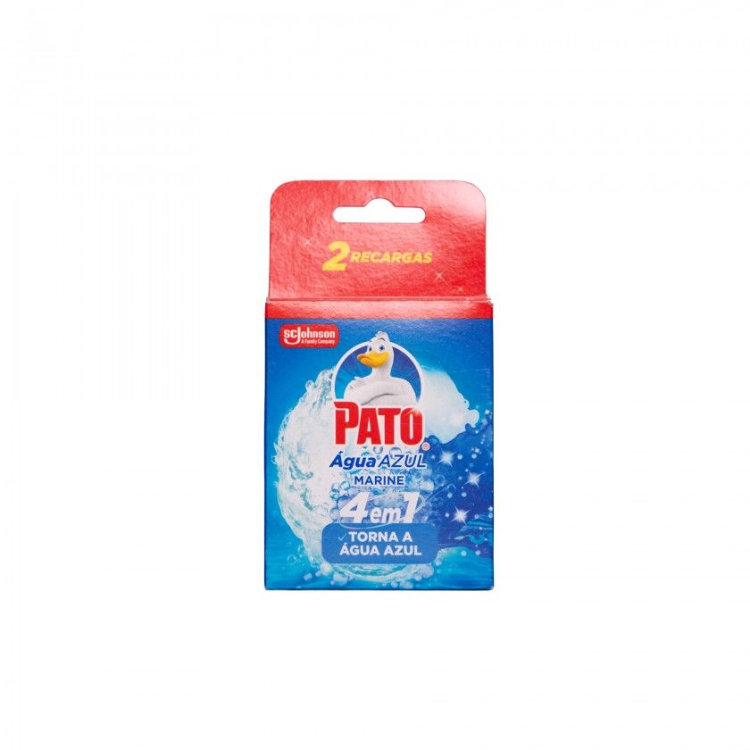 Patilhas Água WC Pato 4 Em 1 Azul 2X36g Patilhas Água WC Pato 4 Em 1 Azul 2X36g