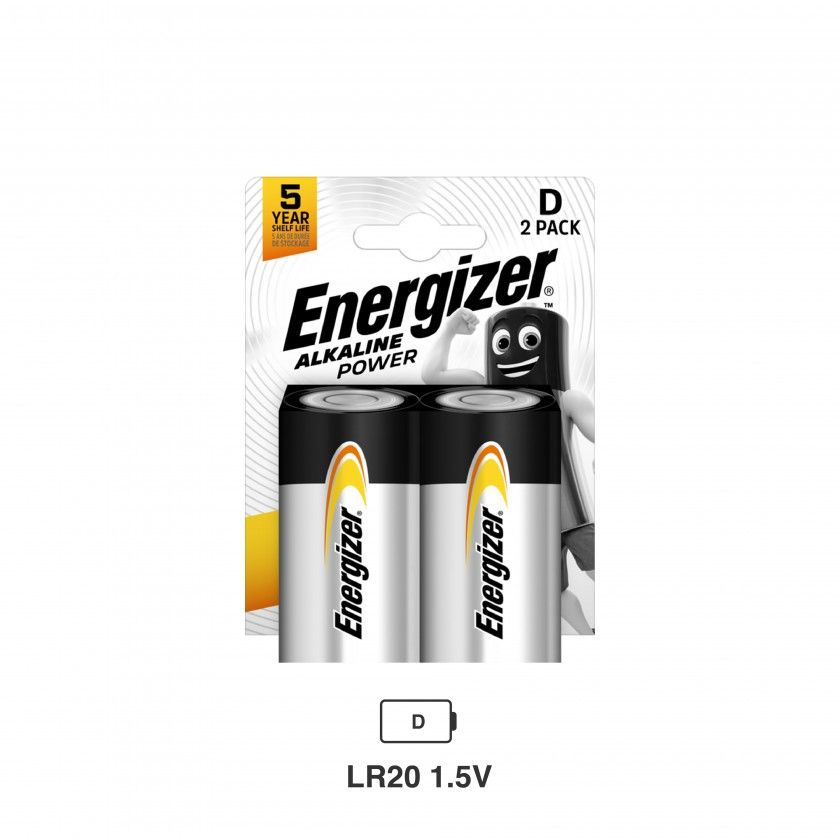 Energizer Pilha LR20 D Pack 2 Energizer Pilha LR20 D Pack 2