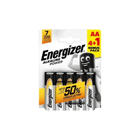 Energizer Pilha LR6 AA Pack 4+1 - Image product