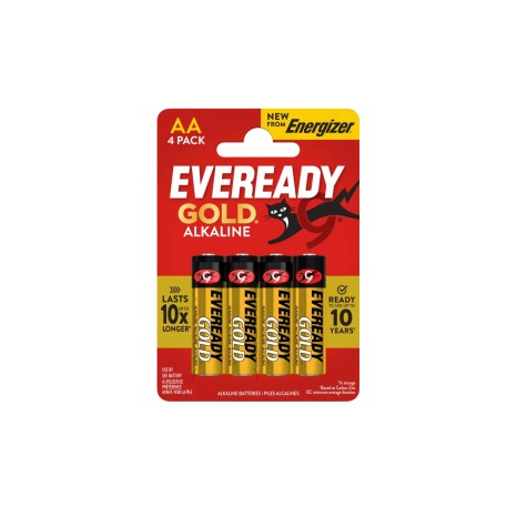 Energizer Eveready Gold Pilha LR6 AA Pack 4 - Image product