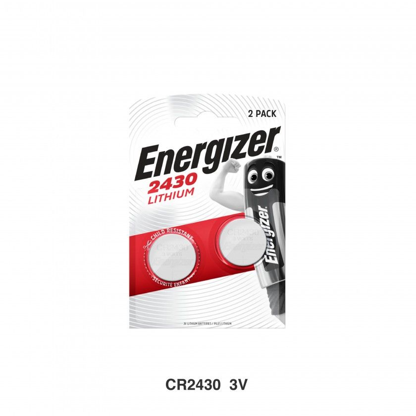 Energizer Pilha Alcalizar Litio CR2430 Pack 2 Energizer Pilha Alcalizar Litio CR2430 Pack 2