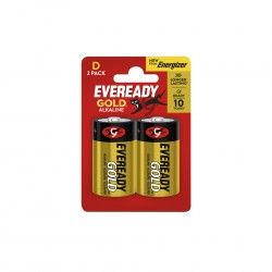Energizer Eveready Gold Pilha Alcalina LR20 D Pack 2