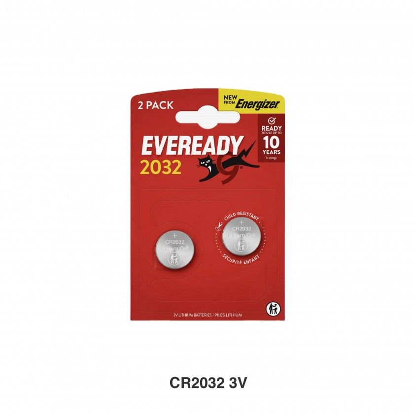 Energizer Eveready Pilha Litio CR2032 Pack 2 Energizer Eveready Pilha Litio CR2032 Pack 2