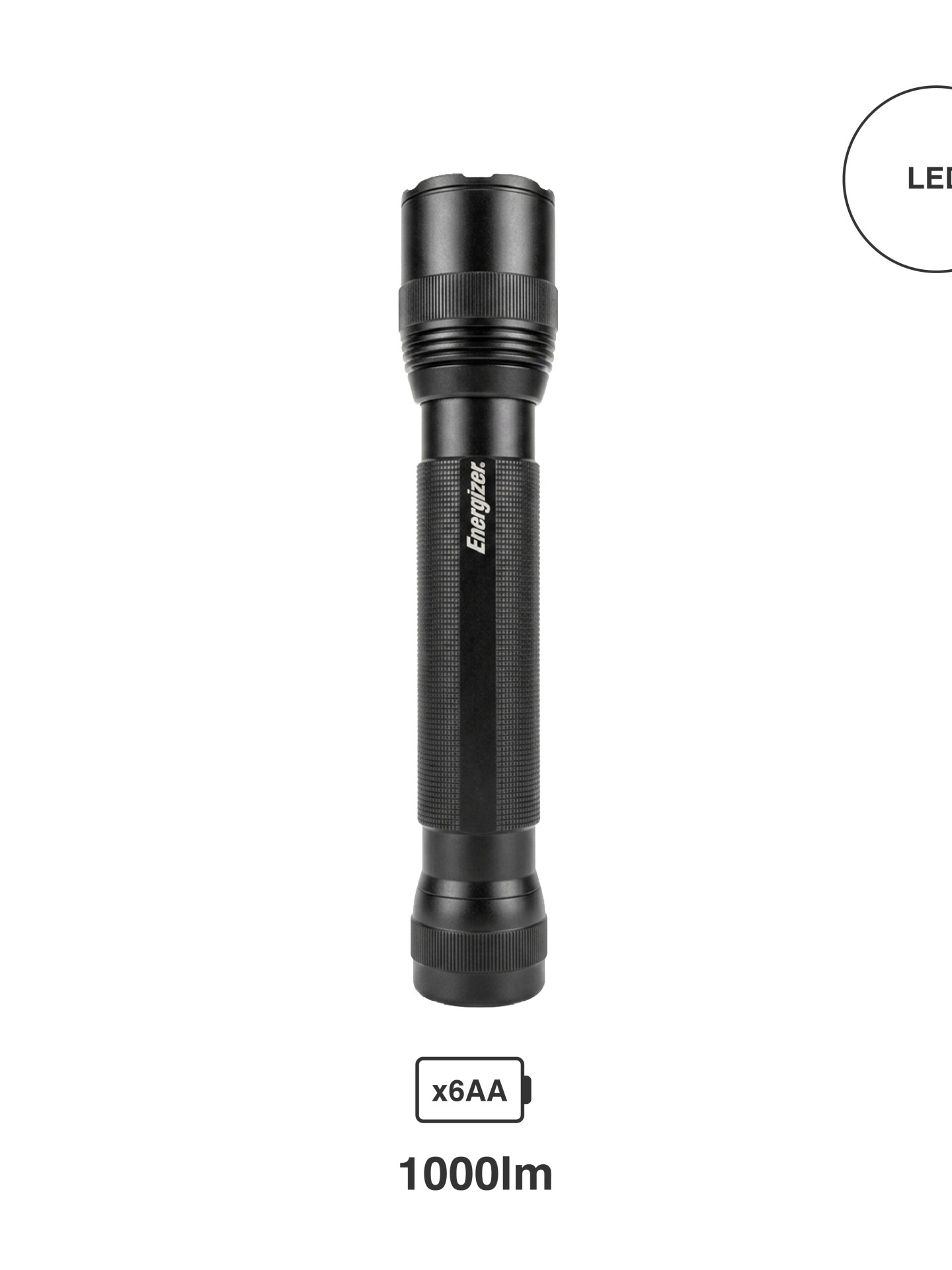 Energizer Lanterna Tactical Led 1000lm + 6AA