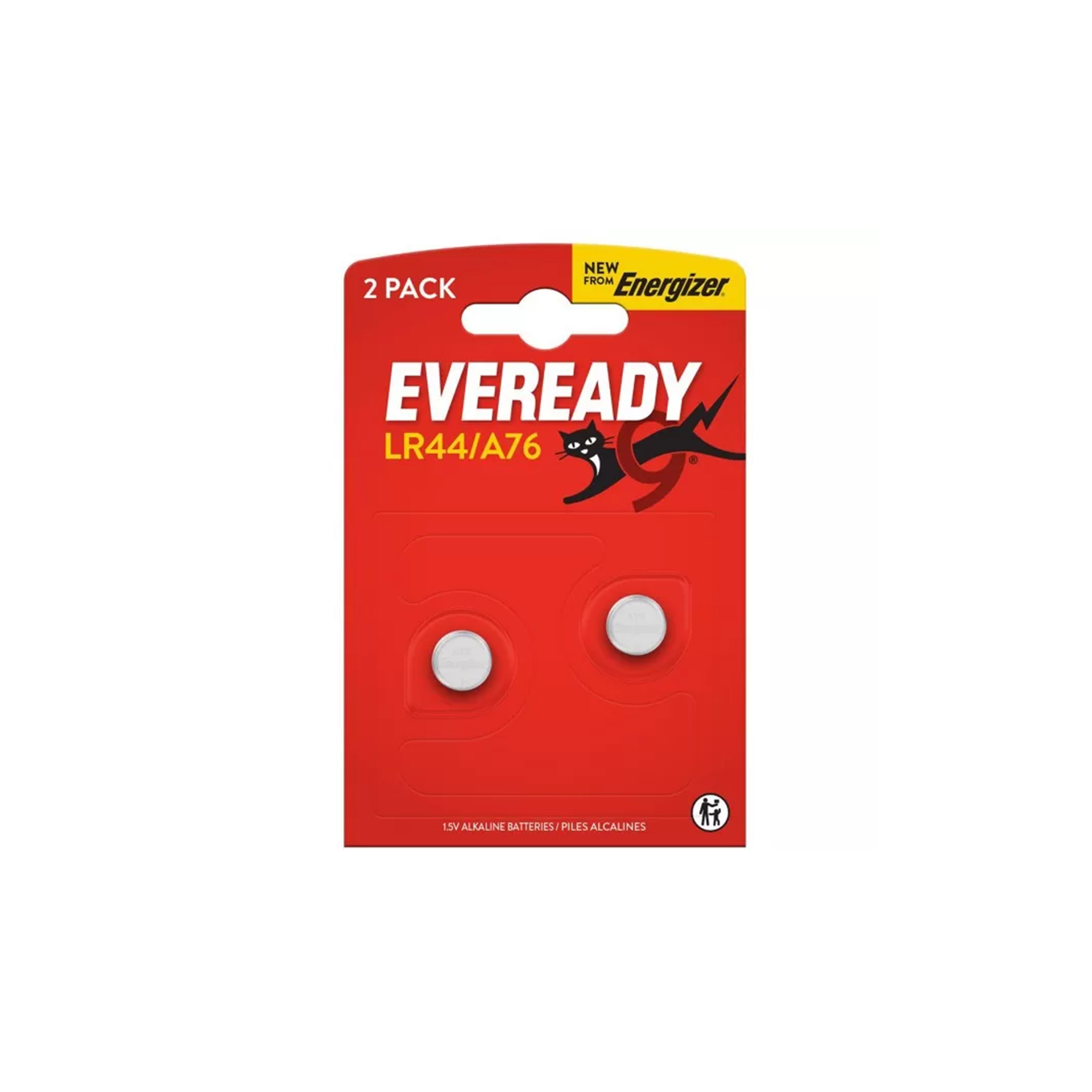 Energizer Eveready Pilha Alcalina A76/LR44 Pack 2