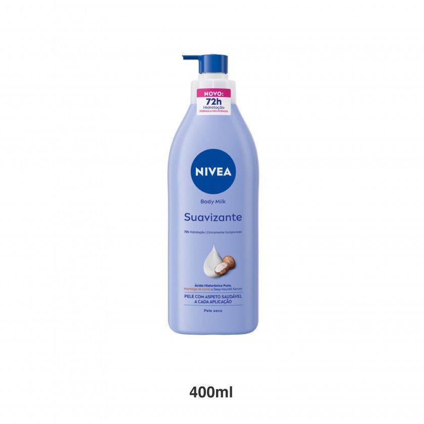 Milk Com Doseador Nivea Body Smoth 400ml Milk Com Doseador Nivea Body Smoth 400ml