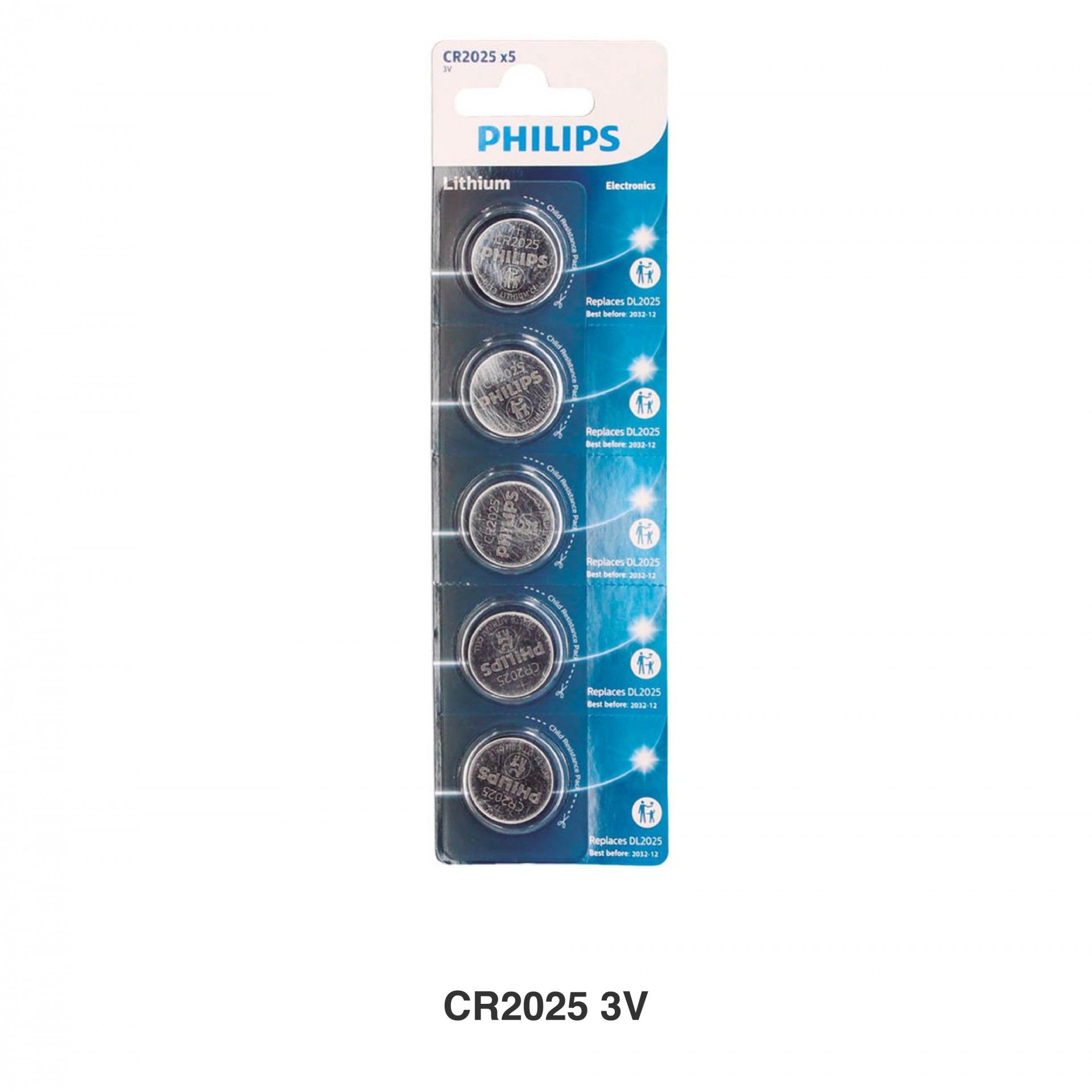 Philips Pilha Litio Cr2025 Pack 7