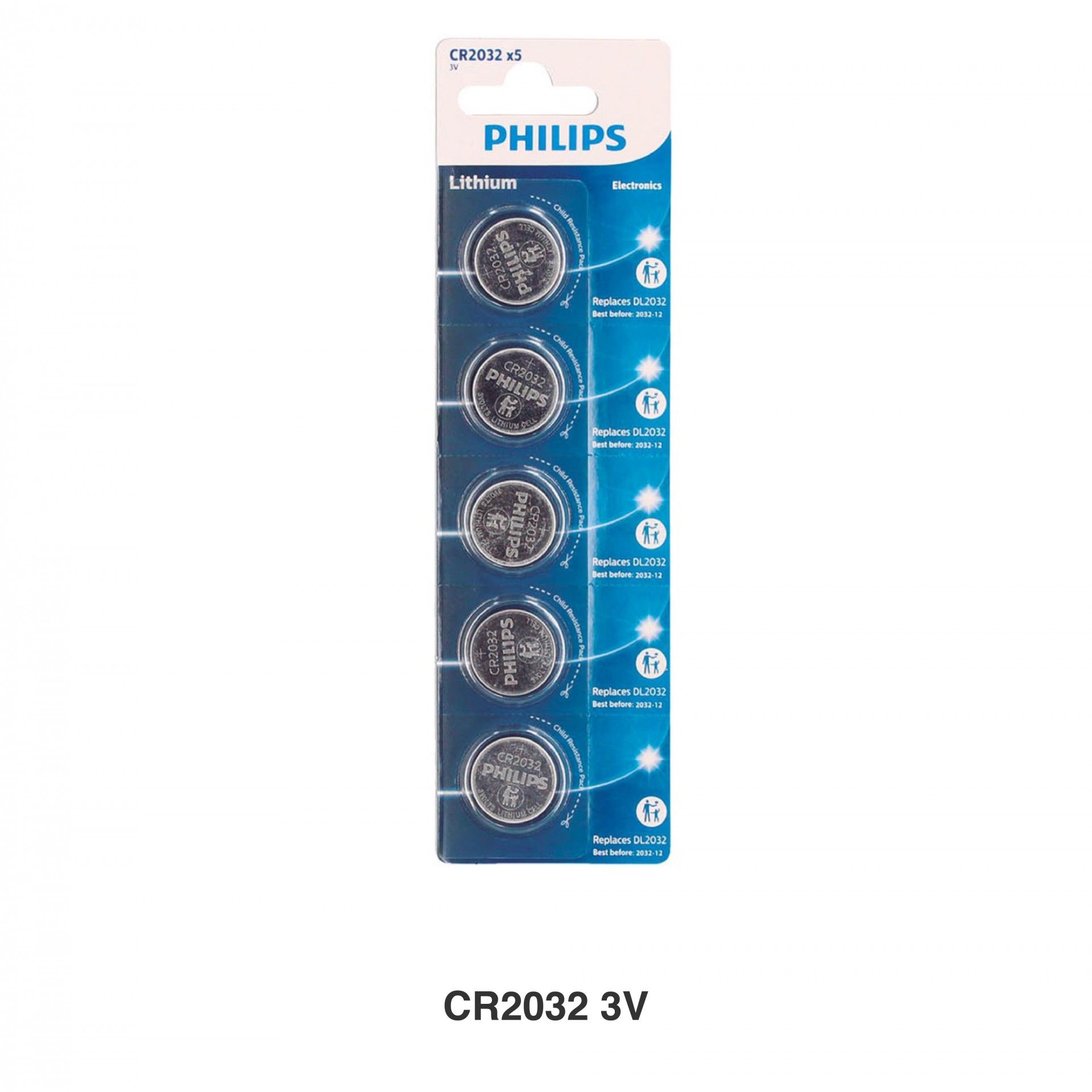 Philips Pilha Litio Cr2032 Pack 7