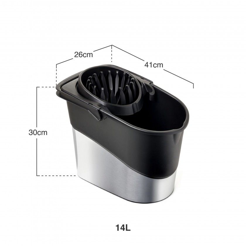 Balde com Espremedor Spider 13L 26X41X33cm Balde com Espremedor Spider 13L 26X41X33cm