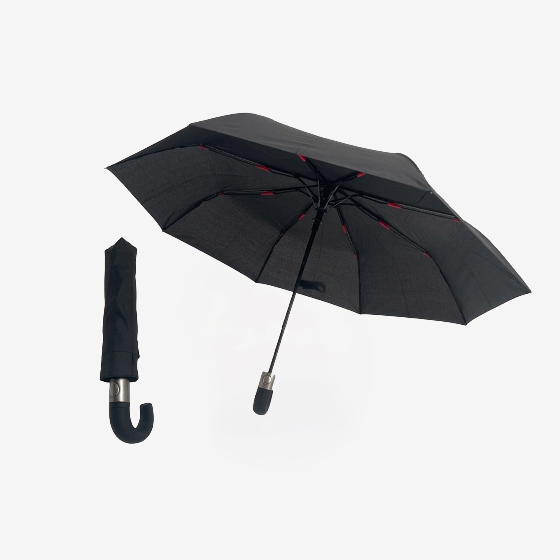 Guarda Chuva 8 Varetas Preto 112cm