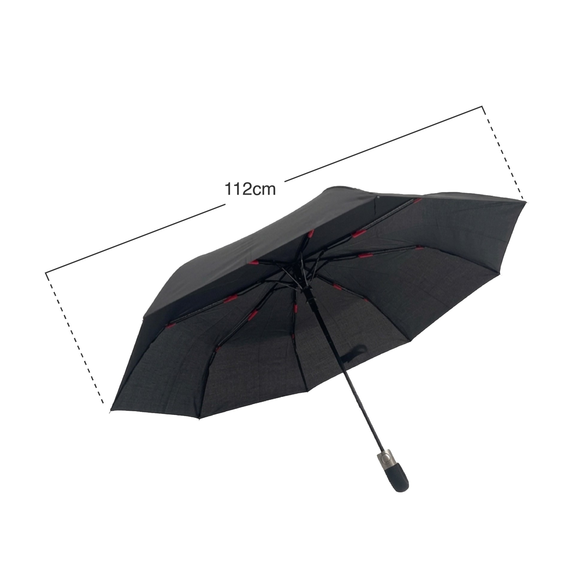 Guarda Chuva 8 Varetas Preto 112cm