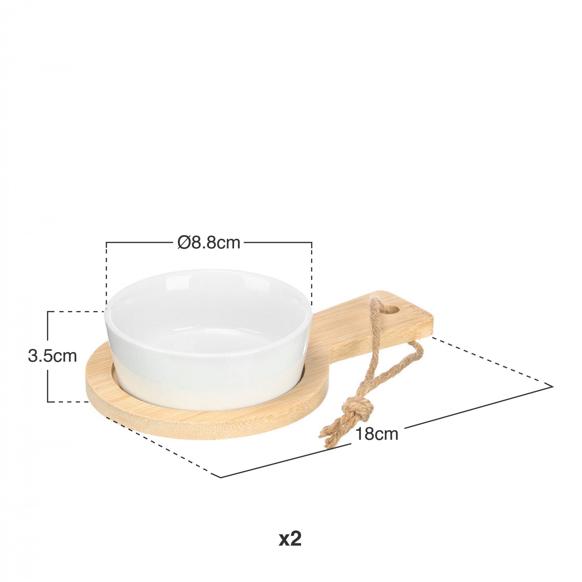 Conjunto Base + Taça Aperitivo Quadrado