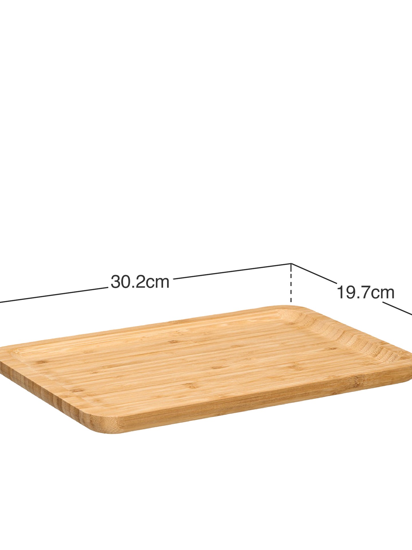 Bandeja Bambu Retangular 30.2X19.7cm