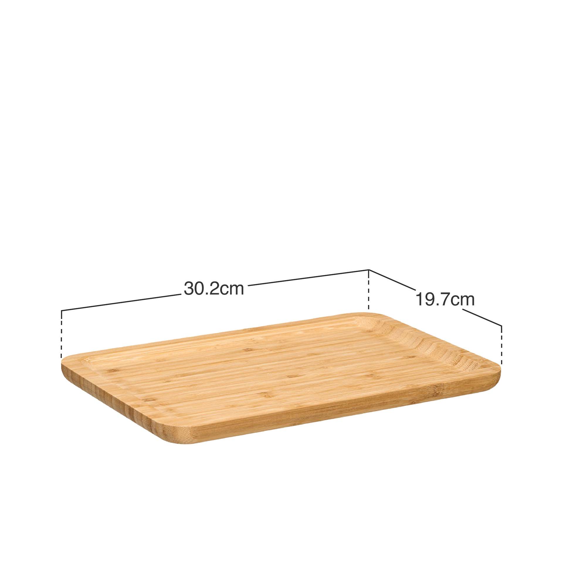 Bandeja Bambu Retangular 30.2X19.7cm