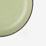 Prato Cerâmica Sobremesa Redondo Verde 20cm Pack 6 Prato Cerâmica Sobremesa Redondo Verde 20cm Pack 6