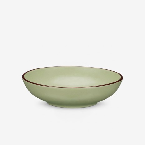 Prato Cerâmica Sopa Redondo Verde 20cm Pack 6 - Image product