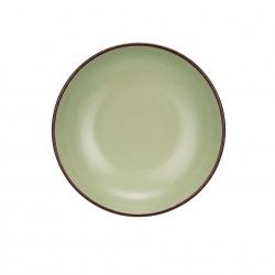 Prato Cerâmica Sopa Redondo Verde 20cm Pack 6 Prato Cerâmica Sopa Redondo Verde 20cm Pack 6