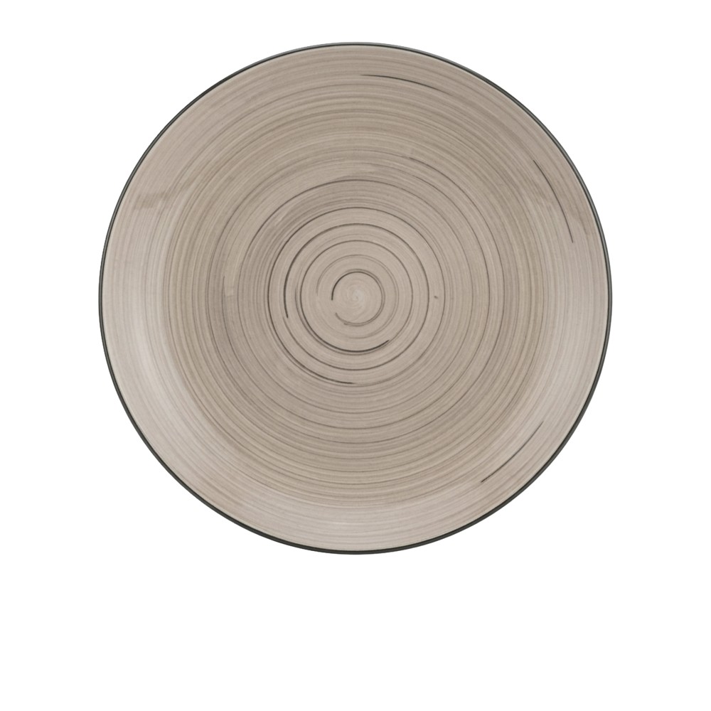 Prato Espiral Raso Redondo 27X3cm Pack 6
